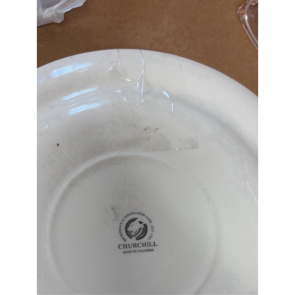 Churchill Blue Onion Bowl Staffordshire England Soup Salad Dish